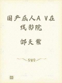 国产成人A V在线影院